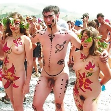 Family holiday without clothes naturism festival in Koktebel at all