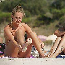 Popular photos down hidden coast shot coast girls defoliate beach at all