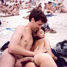 Overseen sex at nudist beach