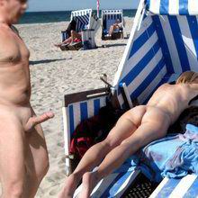 Nice nudist amateurs pubis body pussy breasts on plage at at all