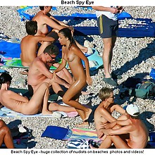 fkk photos - sunburned female nudes lie sunbathing naked..