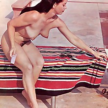  Vintage retro graceful naked damsels's pussy, fanny, tities, booty,..
