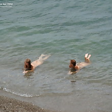 Bared nudists superior to before squeeze in in Crimea