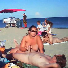  Sexy naked girls's pussy, body, breasts, pubis, nipples, at beach..