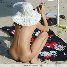 Pretty nude doll elbow nudist beach - series of shots