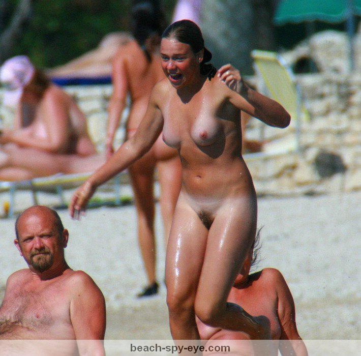 Nude Beaches Pics Teen nudists at sand photos Photo 1