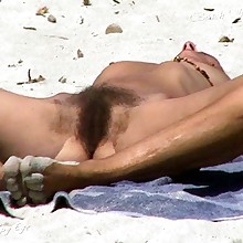 Hairy cunts on nude beach