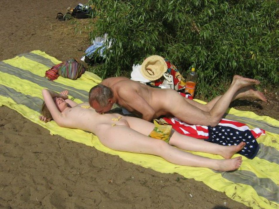 Nude Beaches Pics Nudist girlfriend having sex with her boyfriend  Scene 4