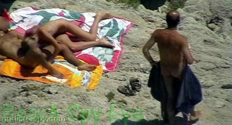 Nude Beaches Pics Nudist having group sex at essential beach Photo 1