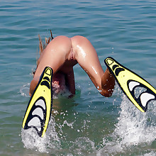 Nudist Run aground