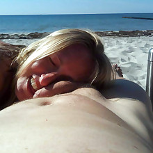  Alluring nudist maidens's breasts, body, fanny, pussy, booty, at beach presented.
