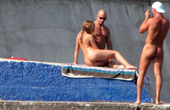Nudist Photos  Delightful nudist amateur's pubis, breasts,.. Scene 4