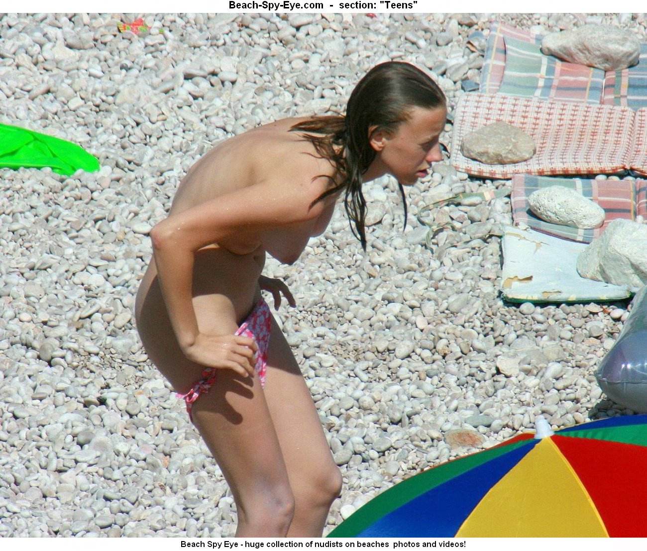 Nude Beaches Pics liberated teen ladies disclaims swimwear on the.. Figure 7