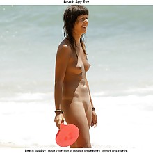 relaxed nudist girlfriend sunbathes without bikini at texas nude beach