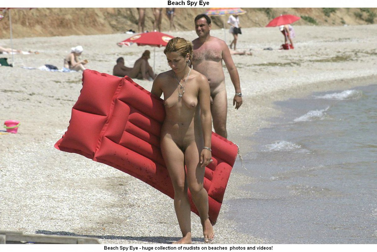 Nude Beaches Pics fkk photos - lewd nudist girlfriend spreads legs.. View 6