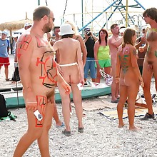 pictures Beach nude games without embarrassment: Neptune Day in Koktebel