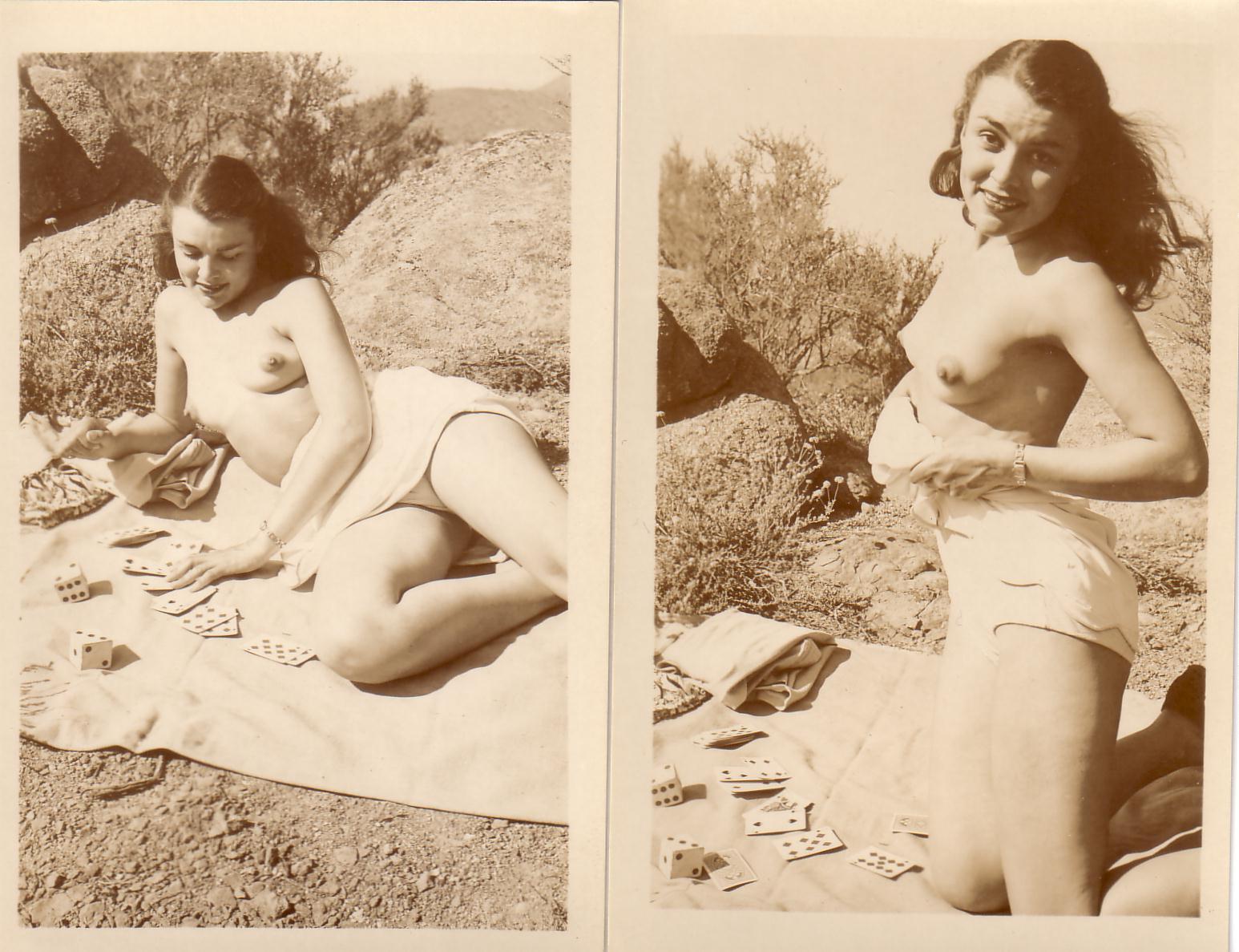 Vintage nudist  Vintage pretty naked damsels's faces, body,.. Image 8