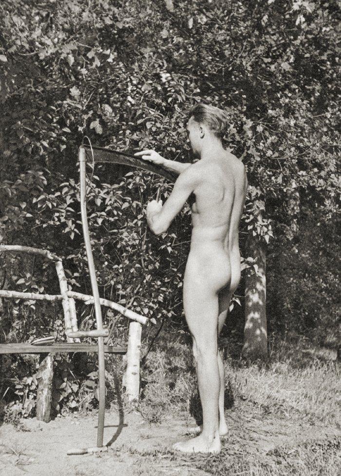 Vintage nudist  Vintage cute nude females's pussy, legs, booty,.. Record 10