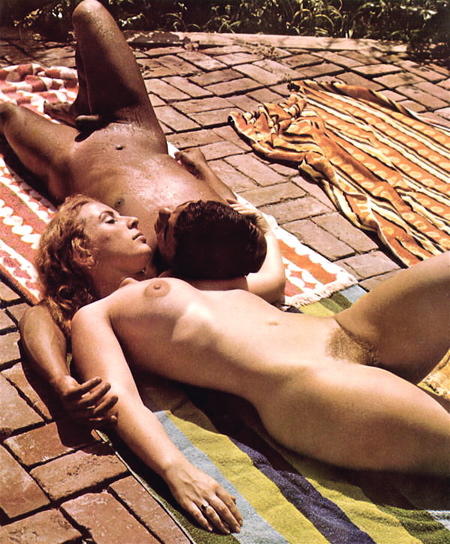 Vintage nudist  Vintage retro good-looking girls's pubis,.. Picture 2
