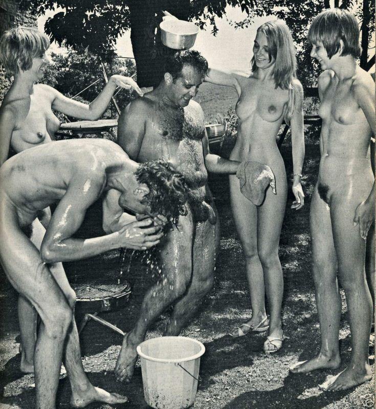 Vintage nudist  Vintage retro glamorous naturist females's.. Image 3