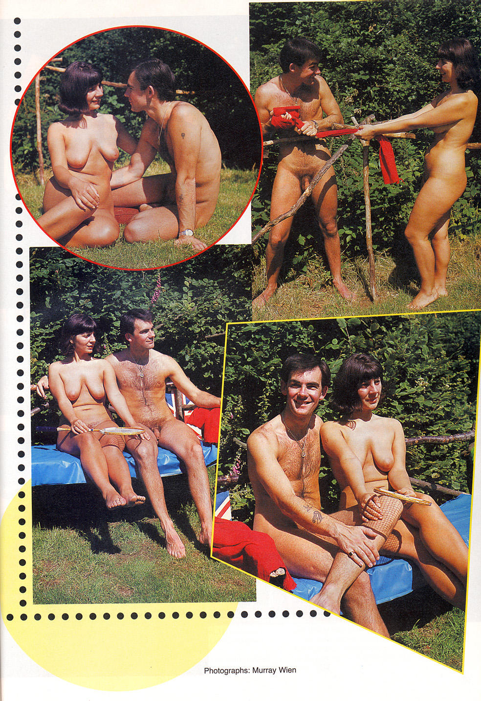 Vintage nudist  Retro vintage beautiful bare girls's pubis,.. Scene 4