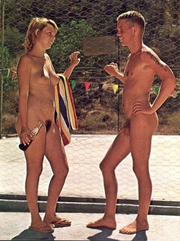 Vintage nudist  Vintage retro tempting nude wives's nipples,.. Image 8