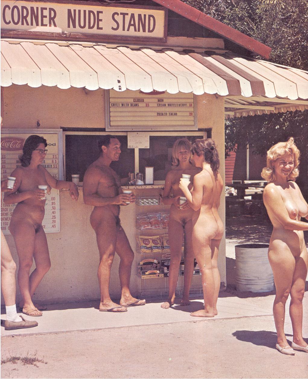 Vintage nudist  Retro delightful nudist maidens's pussy,.. photography 5