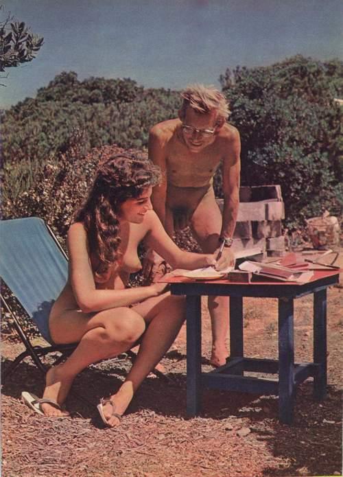 Vintage nudist  Retro delightful nudist maidens's pussy,.. Image 8