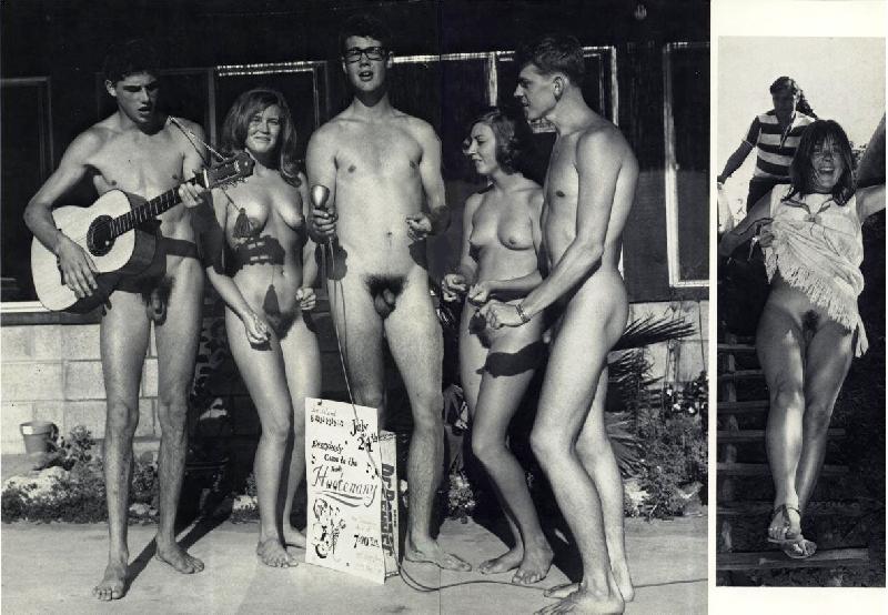 Vintage nudist  Retro vintage good-looking naturist amateur's.. Image 3