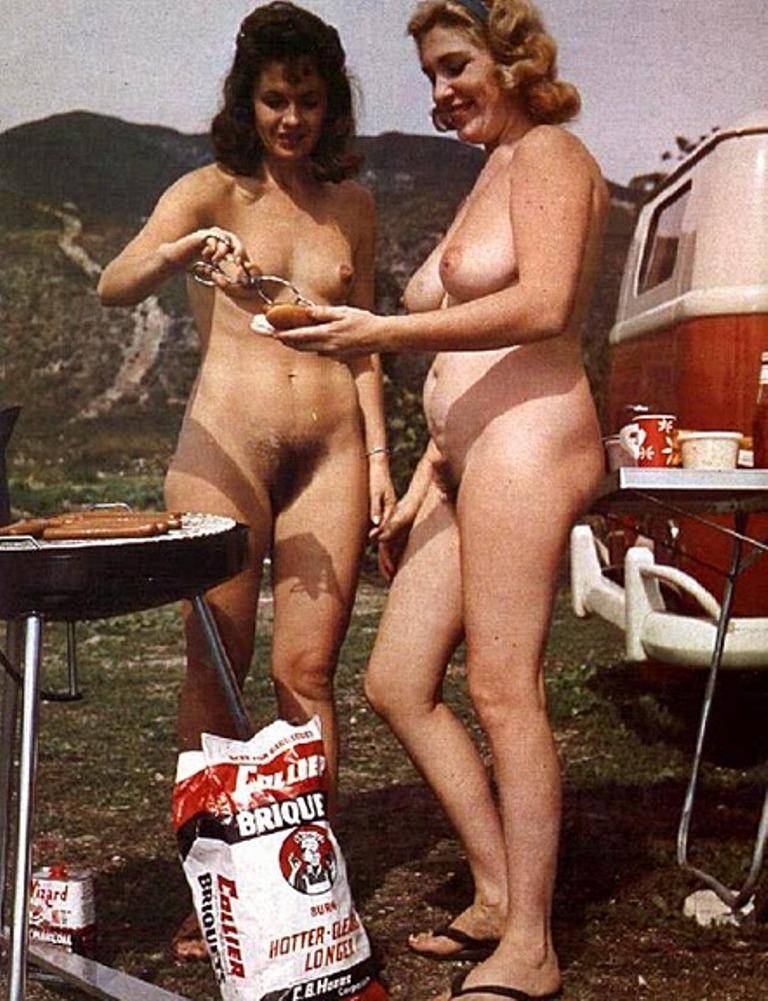 Vintage nudist  Retro vintage graceful nudist ladies's booty,.. Picture 2