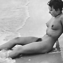  Retro finest nude females's nipples, pubis, pussy,..