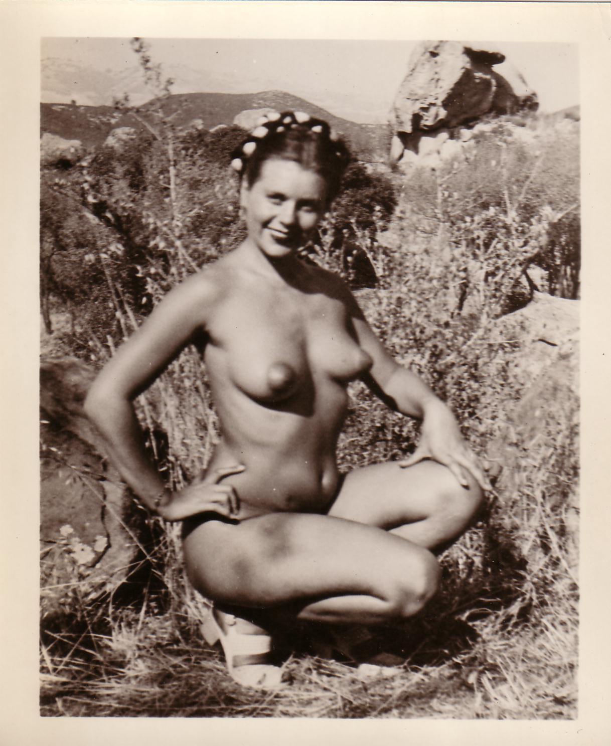 Vintage nudist  Vintage good-looking ladies's fanny, booty,.. Entry 9