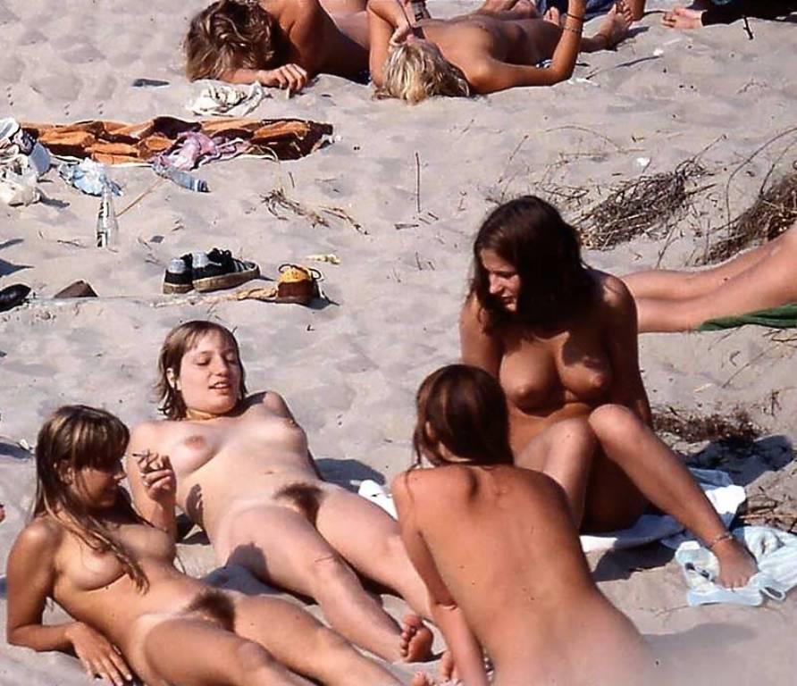 Vintage nudist  Vintage retro graceful naked damsels's pussy,.. photography 5