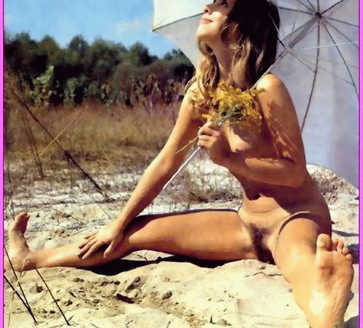 Vintage nudist  Retro good-looking naturist girls's tits,.. photography 5