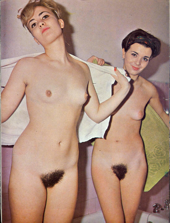 Vintage nudist  Retro beautiful ladies's pussy, body, legs,.. Photo 1