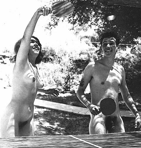 Vintage nudist  Vintage retro nudist wives's legs, pussy,.. Image 8