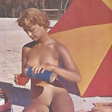  Retro vintage charming nude amateur's booty, pussy, breasts, faces,..