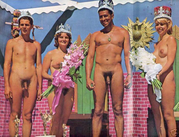 Vintage nudist  Vintage retro alluring amateur's legs, booty,.. View 6