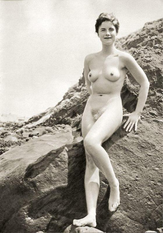 Vintage nudist  Vintage retro tempting naturist amateur's.. Figure 7