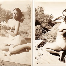  Vintage tempting nude maidens's body, pussy, booty, boobs, nipples,..