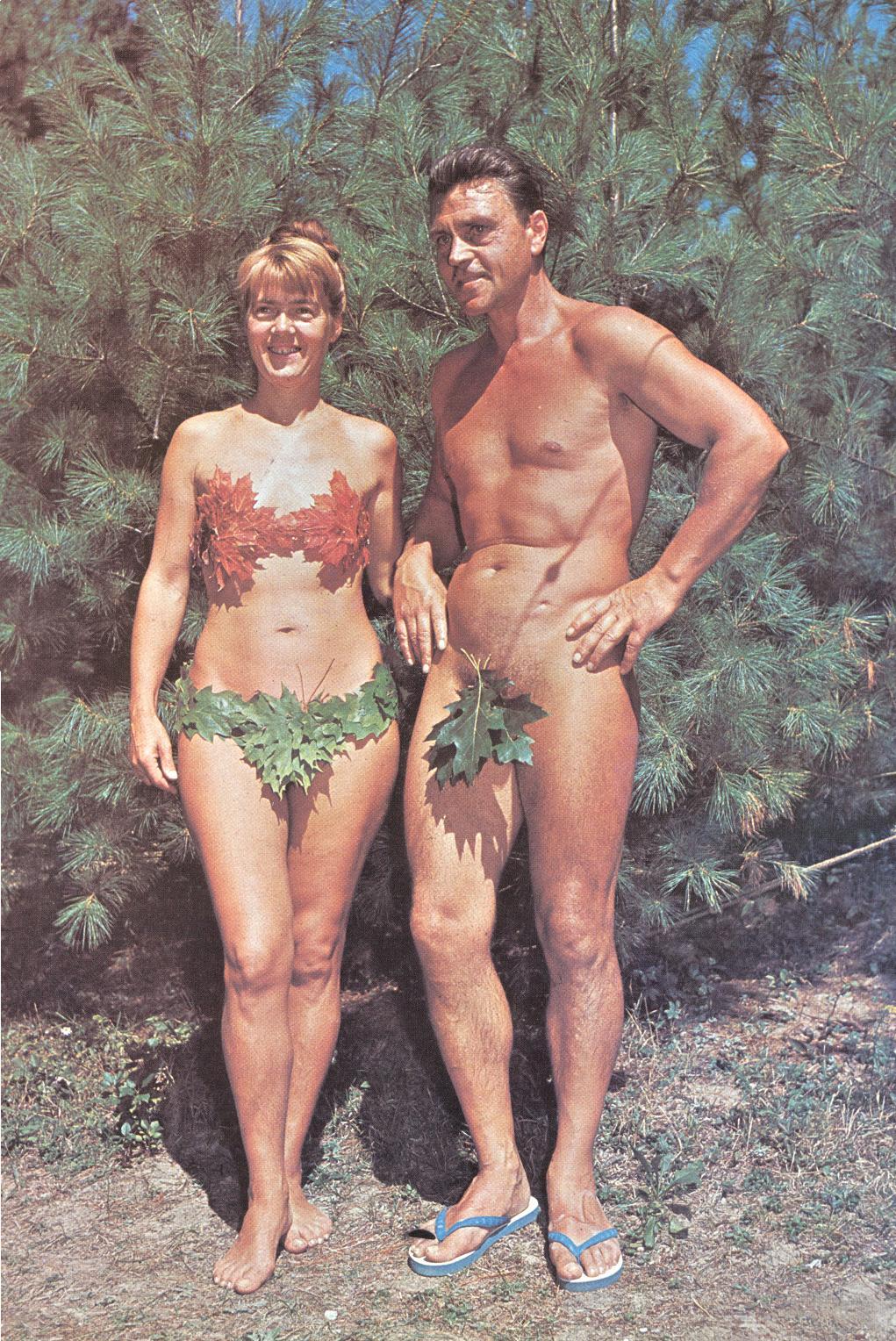 Vintage nudist  Retro alluring bare females's faces, tities,.. View 6