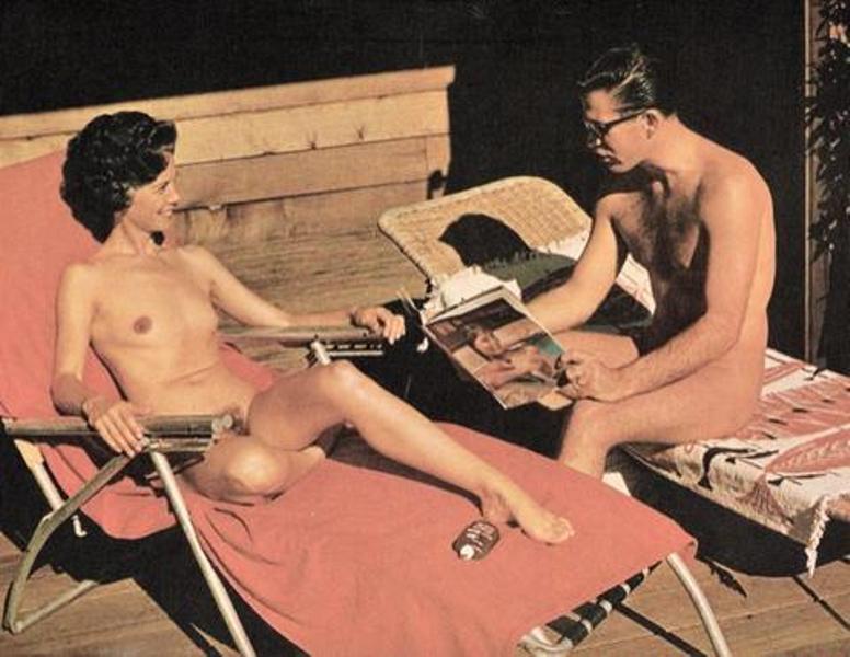 Vintage nudist  Retro alluring bare females's faces, tities,.. Image 8