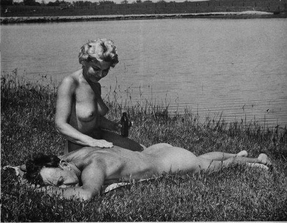 Vintage nudist  Vintage graceful naked amateur's pubis, pussy,.. Scene 4