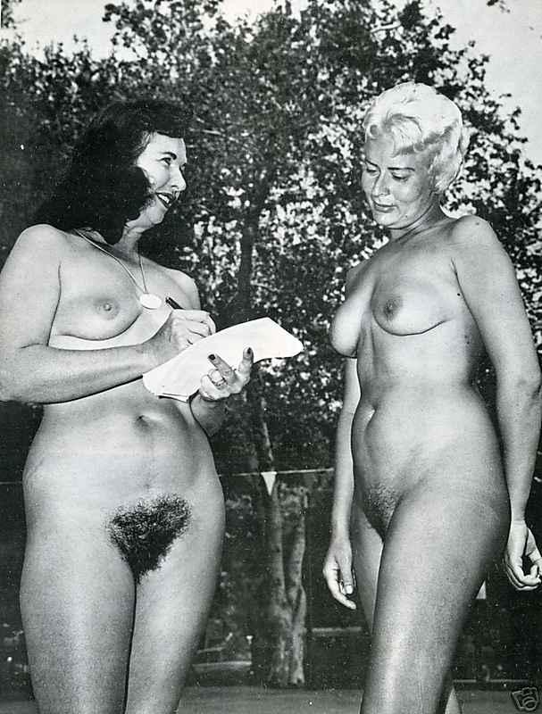 Vintage nudist  Vintage pretty naturist ladies's tits, faces,.. photography 5