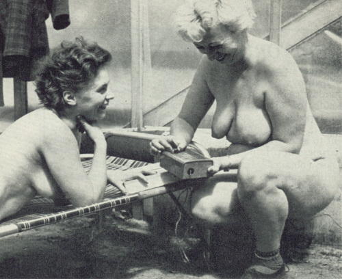 Vintage nudist  Retro glamorous nudist wives's legs, booty,.. photography 5