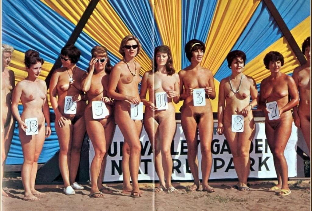 Vintage nudist  Vintage finest naked damsels's faces, pubis,.. Record 10