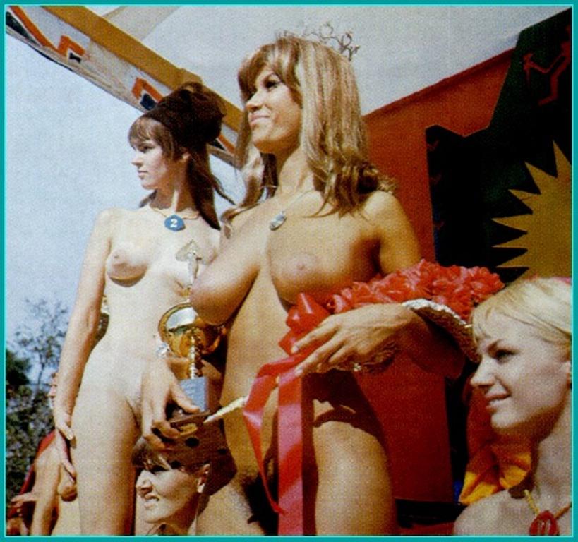 Vintage nudist  Retro vintage graceful stripped girls's pussy,.. Figure 7