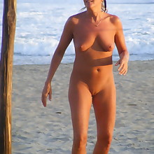 In the buff beach spycam sizzling images