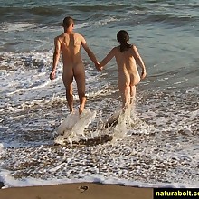 And again, romance on high a Naturist beach