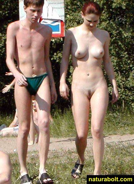 Amateurs Beach Bare  Couples Nudists Image 8